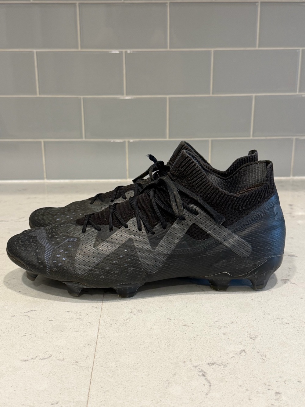 Puma Future Ultimate FG/AG - Eclipse Pack - Black/Asphalt - Size 7.5